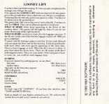 Looney Lift Back Cover