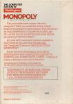 Monopoly Back Cover