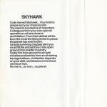 Skyhawk Back Cover