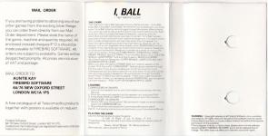 I, Ball Back Cover