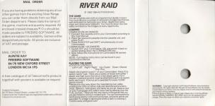 River Raid Back Cover