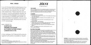 Zolyx Back Cover