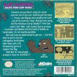 Bart Simpson's Escape From Camp Deadly Back Cover