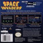 Space Invaders Back Cover