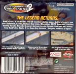 Tony Hawk's Pro Skater 2 Back Cover