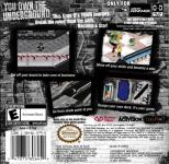 Tony Hawk's Underground Back Cover