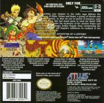 Lufia: The Ruins of Lore Back Cover