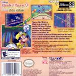 Magical Quest 2: Starring Mickey & Minnie Back Cover