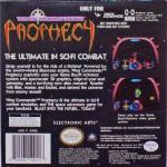 Wing Commander: Prophecy Back Cover