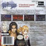 CastleVania: Harmony Of Dissonance Back Cover