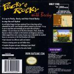 Pocky & Rocky With Becky Back Cover