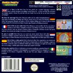 Mario Party Advance Back Cover