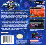 Metroid Fusion Back Cover