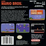 Super Mario Bros. Back Cover