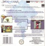 Sword Of Mana Back Cover