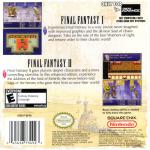 Final Fantasy I & II: Dawn Of Souls Back Cover