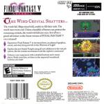 Final Fantasy V Advance Back Cover