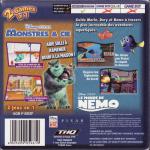 Disney Pixar's Monsters Inc./Disney Pixar's Finding Nemo Back Cover