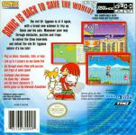 Sonic Advance Back Cover