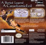 Tomb Raider: The Prophecy Back Cover