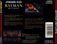 Batman Returns Back Cover