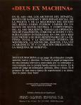 Deus Ex Machina Back Cover