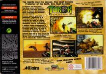 Turok: Dinosaur Hunter Back Cover