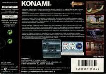 CastleVania Back Cover