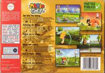 Mario Golf Back Cover