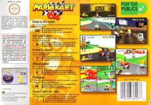 Mario Kart 64 Back Cover