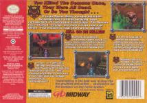 Doom 64 Back Cover