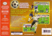 International Superstar Soccer 64 Back Cover