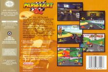 Mario Kart 64 Back Cover