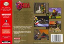 The Legend Of Zelda: Ocarina Of Time Back Cover