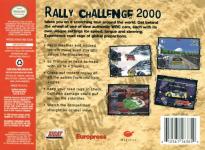 Rally Challenge 2000 Back Cover