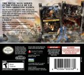 Metal Slug 7 Back Cover