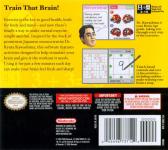 Brain Age: Train Your Brain In Minutes A Day! Back Cover