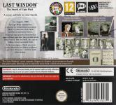 Last Window: The Secret Of Cape West Back Cover