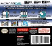 Picross DS Back Cover