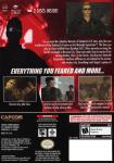 Resident Evil: Code: Veronica X Back Cover