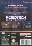 Robotech: Battlecry Back Cover