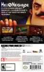 Hello Neighbor Back Cover