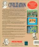 Sid Meier's Civilization Back Cover