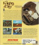 Knights Of The Sky Back Cover