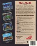 Might And Magic III: Isles Of Terra Back Cover