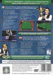 World Championship Snooker 2002 Back Cover