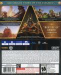 Assassin's Creed Origins Back Cover