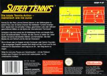 Super Tennis Back Cover