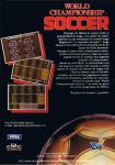 World Championship Soccer Back Cover