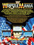 WWF WrestleMania Back Cover